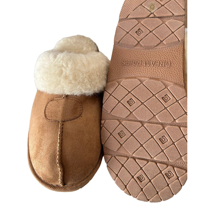 DREAM PAIRS Women’s SOFIE-05 Suede Fur Slippers – Ultimate Comfort at Home!