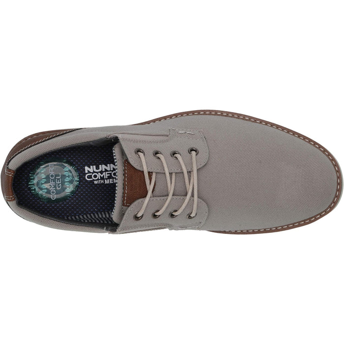 Nunn Bush Men's Barklay Canvas Oxford Lace-Up SZ 8.5 Comfort Gel Footbed