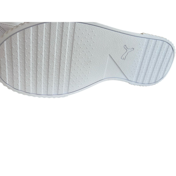 PUMA Carina L Prismatic Women's Sneaker SZ 5.5 US White-Silver - Stylish Comfort