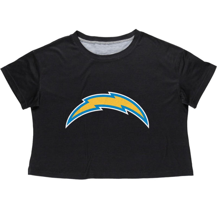 "FOCO NFL Los Angeles Chargers Women's Crop Top - Small"