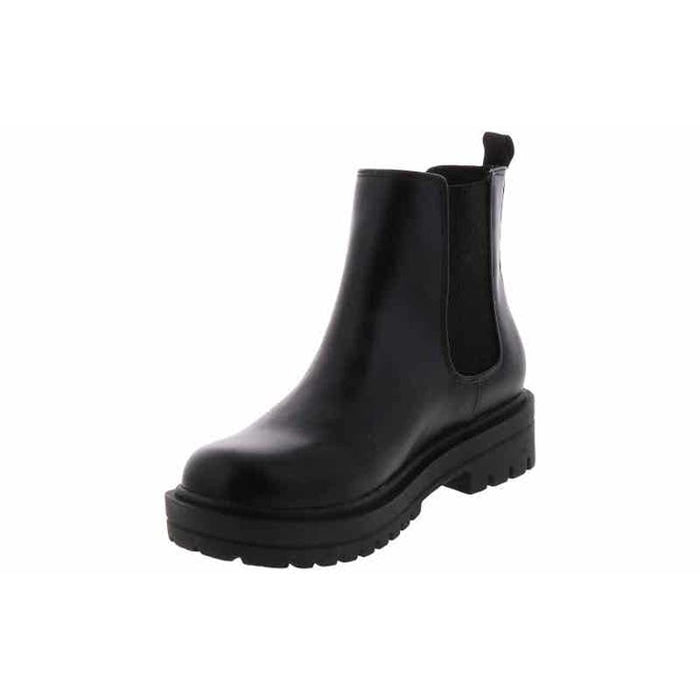 "Soda Pilot Women’s Wide-Width Fashion Boot - Black, Size 7, Slip-On Design"