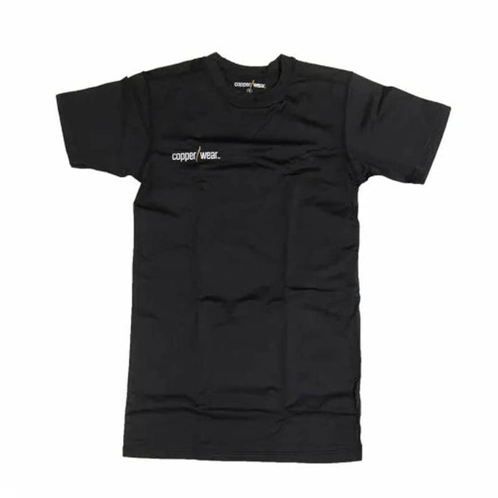 Copper Wear Shirt Short Sleeve, Black Color - Size Small