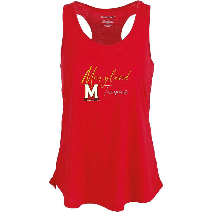 Maryland Terrapins Women's Racerback Tank - Large"