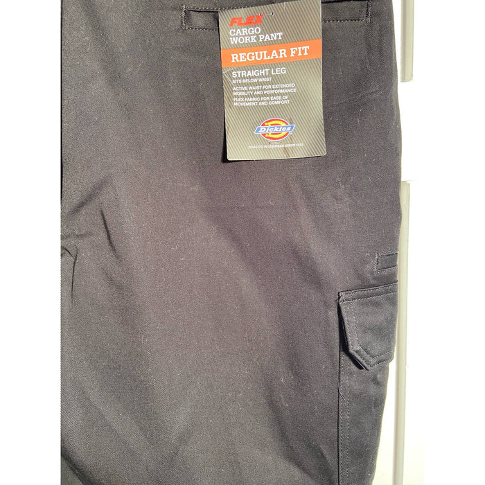 Dickies Men's Straight Cargo Pants, Black MP02