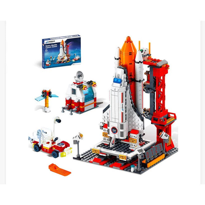 JSINMA City Space Shuttle Toys Building Sets with Astronaut Minifigures&Control STEM toys