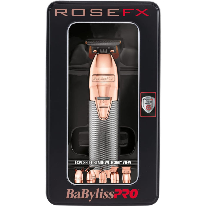 BaBylissPRO Barberology Hair Trimmer for Men FX787RG ROSEFX & Electric Razor