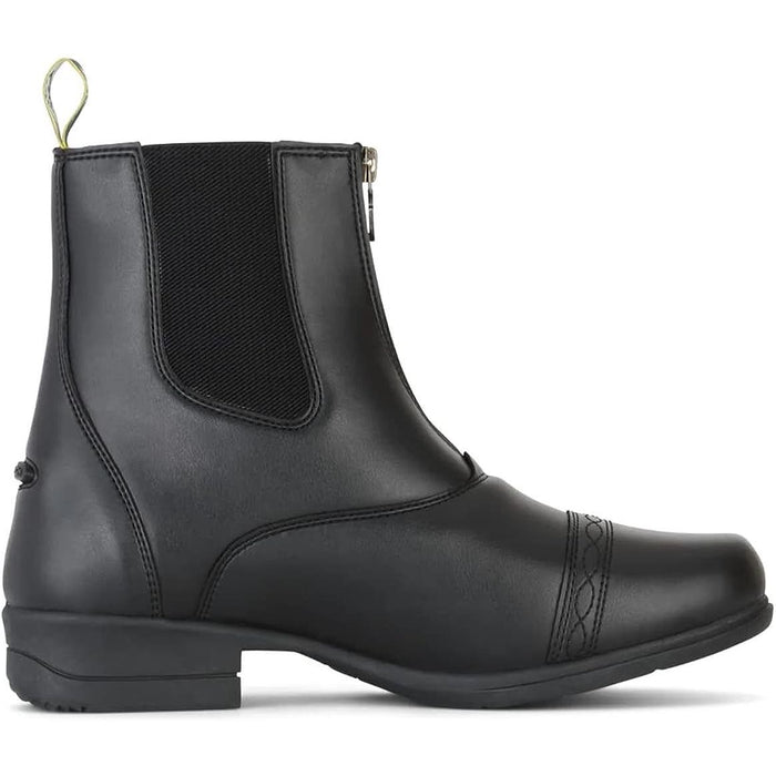 "Moretta Clio Paddock Boots - Black, Size 5, Stylish and Practical Design"