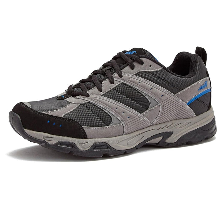 Avia Men's Sneakers, Cross Trainer Tennis Shoes Grey/Black/Blue, Size 11 Medium