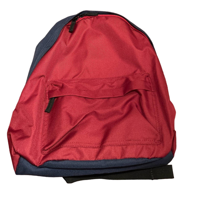 Amazon Basics Classic School Backpack - Red, Lightweight and Durable Book Bag
