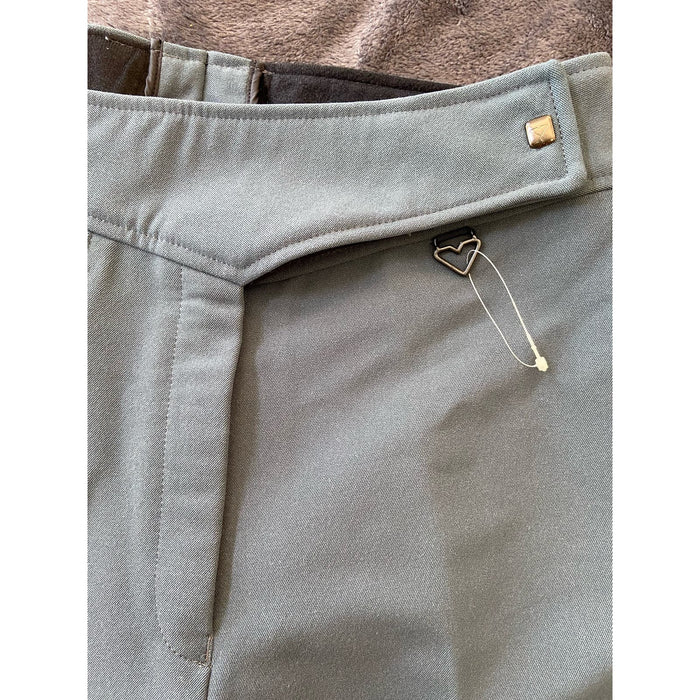 OBERMEYER Vintage Teal Wool Blend Stirrup Ski Pants - Size 10R * WJ09