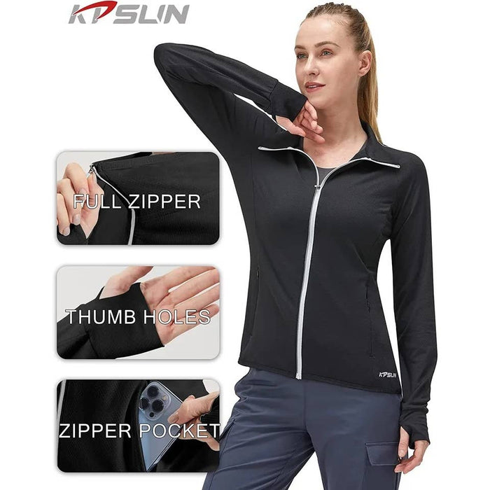 KPSUN UPF 50+ UV Sun Protection Athletic Hiking Shirts SZ L