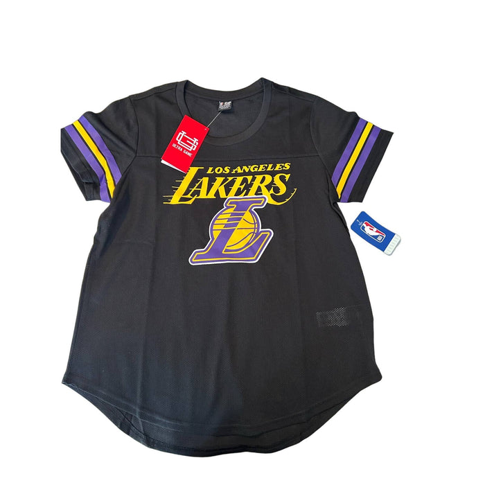 Ultra Game NBA Women's Mesh T-Shirt * Lakers Jersey | Size L | Officially Licensed