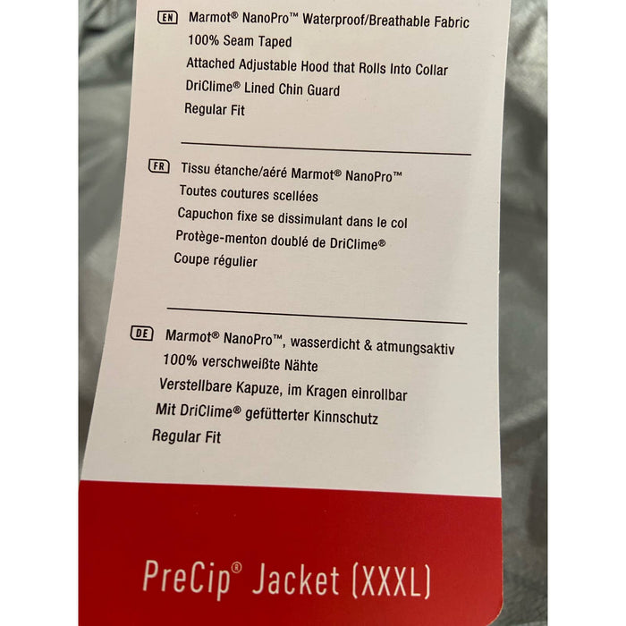 MARMOT PreCip® Eco Jacket Plus 3X WC42