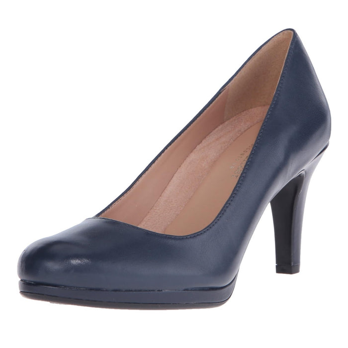 Naturalizer Women’s Michelle High Heel Pump, Navy, Size 10 – Classic Elegance and Comfort