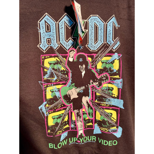 AC/DC Small / Black AC/DC Rock Band Black Sweatshirt | Men’s Size S * NEW | Blow Up Your Video MSS21