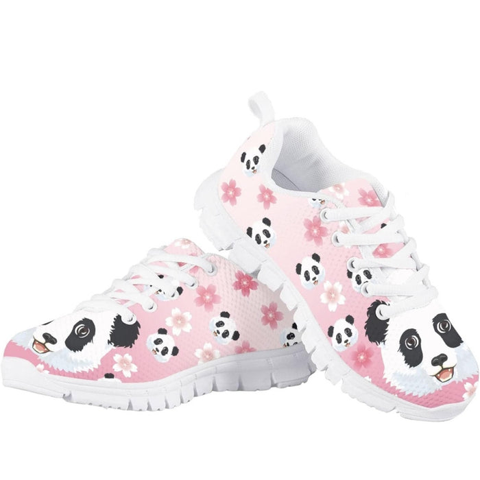 Parprinty Boys & Girls Cute Cat Dog Print Running Tennis Shoes, SZ 32 / 1