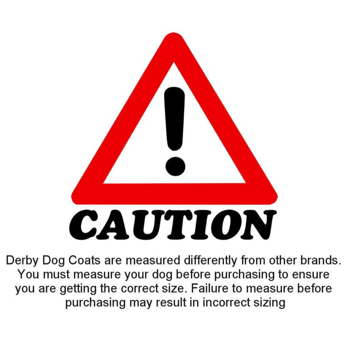 Derby Original Waterproof Dog Coat * Medium, Warm, Durable, Pet Appare