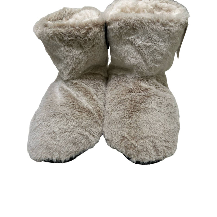 "COMPASS Women's Sherpa Slipper Booties - One Size - Cozy & NEW"
