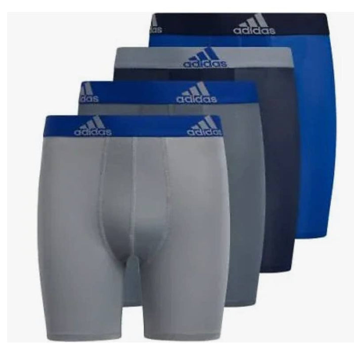 Adidas adidas Boys' Youth SZ XL 18-20 Performance 4-Pack Boxer Brief UW03