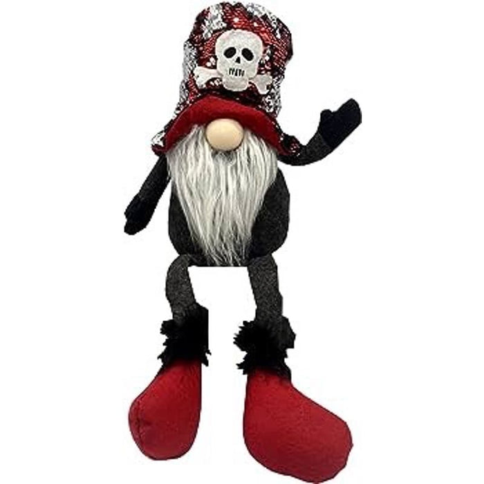 Admired by nature one size / multi "Rocker Inspired Stuffed Gnome Decoration - Handmade - Admired By Nature"