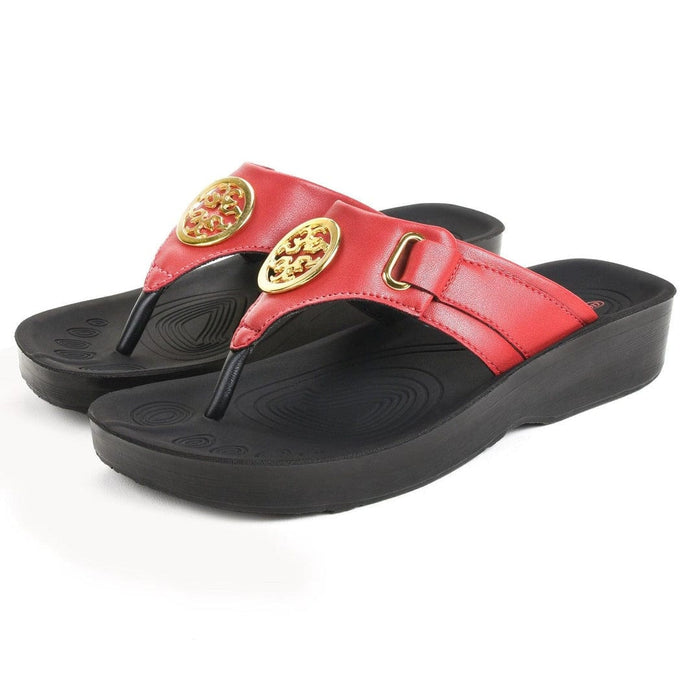 AEROTHOTIC Shoes AEROTHOTIC Hazel Women's Thong Sandals – All-Day Comfort & Chic Style!