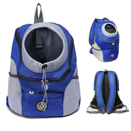 Agora one size / Blue AGORA PET SUPPLY Fur Sport Pet Backpack Carrier - Small, Adorable