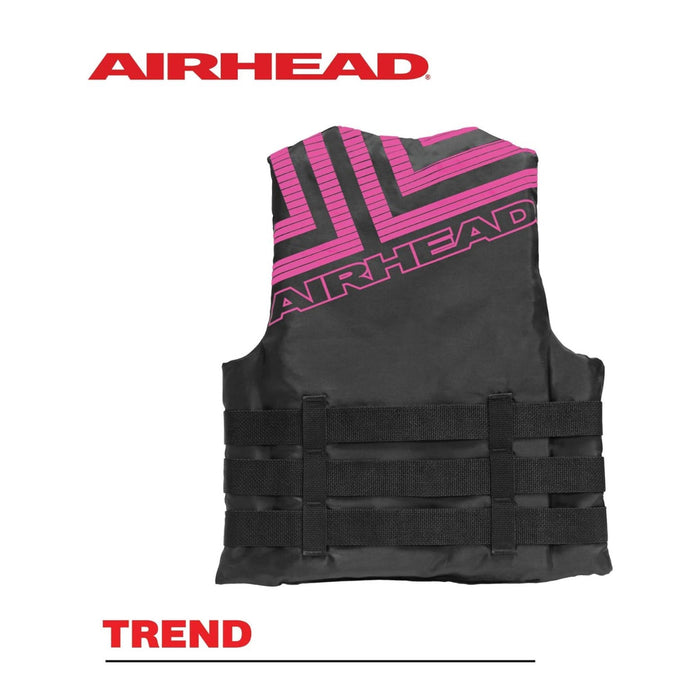 Airhead 2X/3X / Pink Airhead Trend Life Jacket Women's Float Size 2X/3X, Coast Guard Approved Water