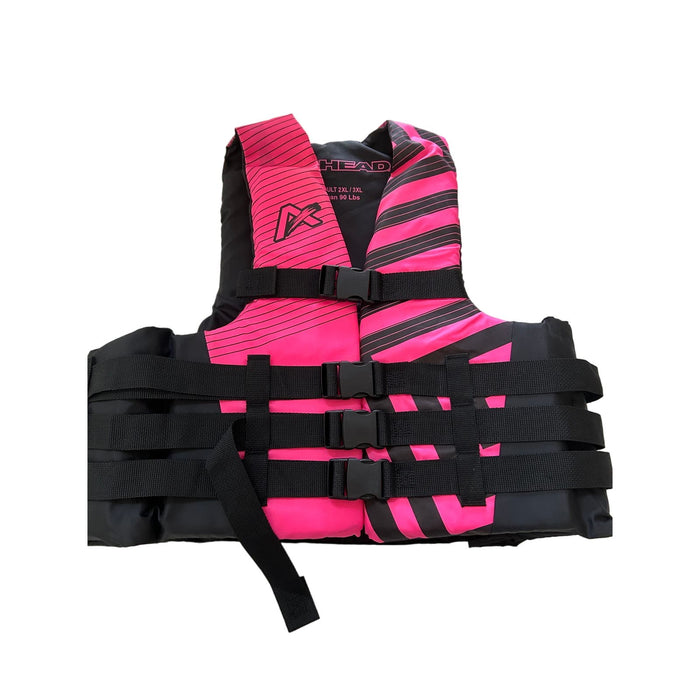 Airhead 2X/3X / Pink Airhead Trend Life Jacket Women's Float Size 2X/3X, Coast Guard Approved Water