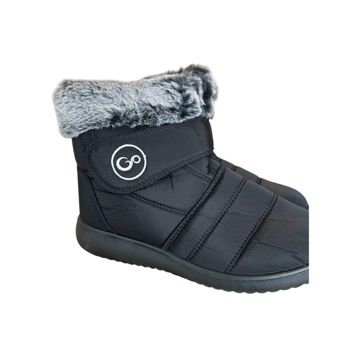 Aizonme Shoes Aizonme Women’s Gray Winter Snow Boots Size 9 Faux Fur Lined, Non-Slip Sole