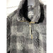 Alpine Sherpa XL / Black - Gray Cozy Alpine Sherpa Pullover Checkered Gray SZ XL