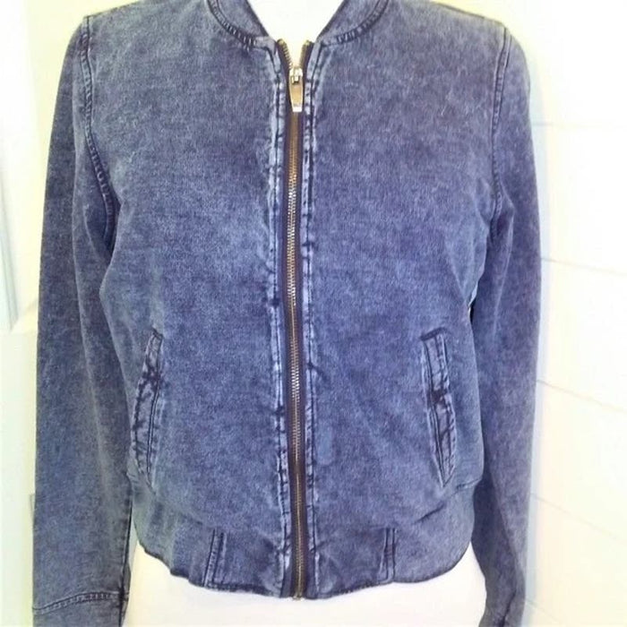 Andrew Marc Blue / Medium Marc New York Performance Medium Wash Denim Jacket, Size Medium * wom169