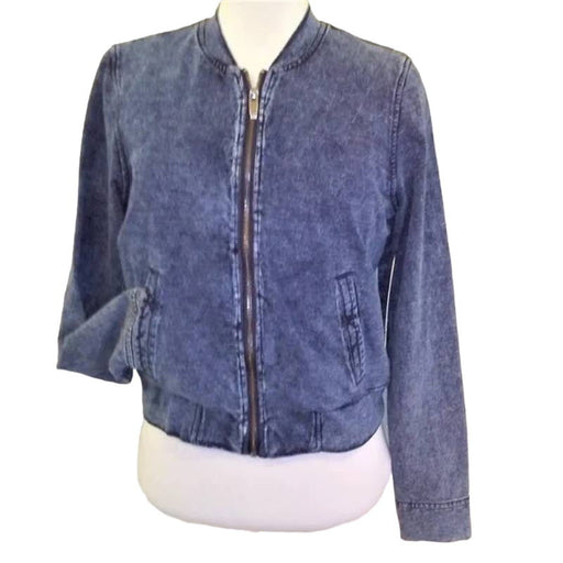 Andrew Marc Blue / Medium Marc New York Performance Medium Wash Denim Jacket, Size Medium * wom169