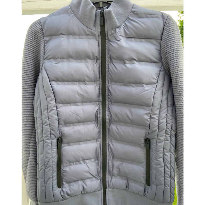 Andrew Marc Small / Gray Marc New York Mixed Media Puffer Jacket - Size Small * wom112