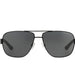 Armani Exchange Armani Exchange Men's Sunglasses, Matte Black Frame, Grey Lenses, 62MM, Full Rim