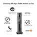 Arris ARRIS SURFboard T25 DOCSIS 3.1 Cable Modem: Xfinity Internet & Voice, Gigabit