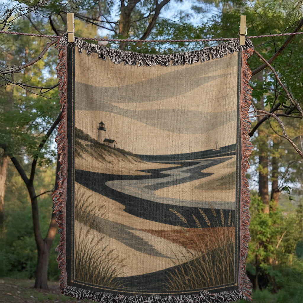 Nantucket Tidal Heritage Woven Blanket