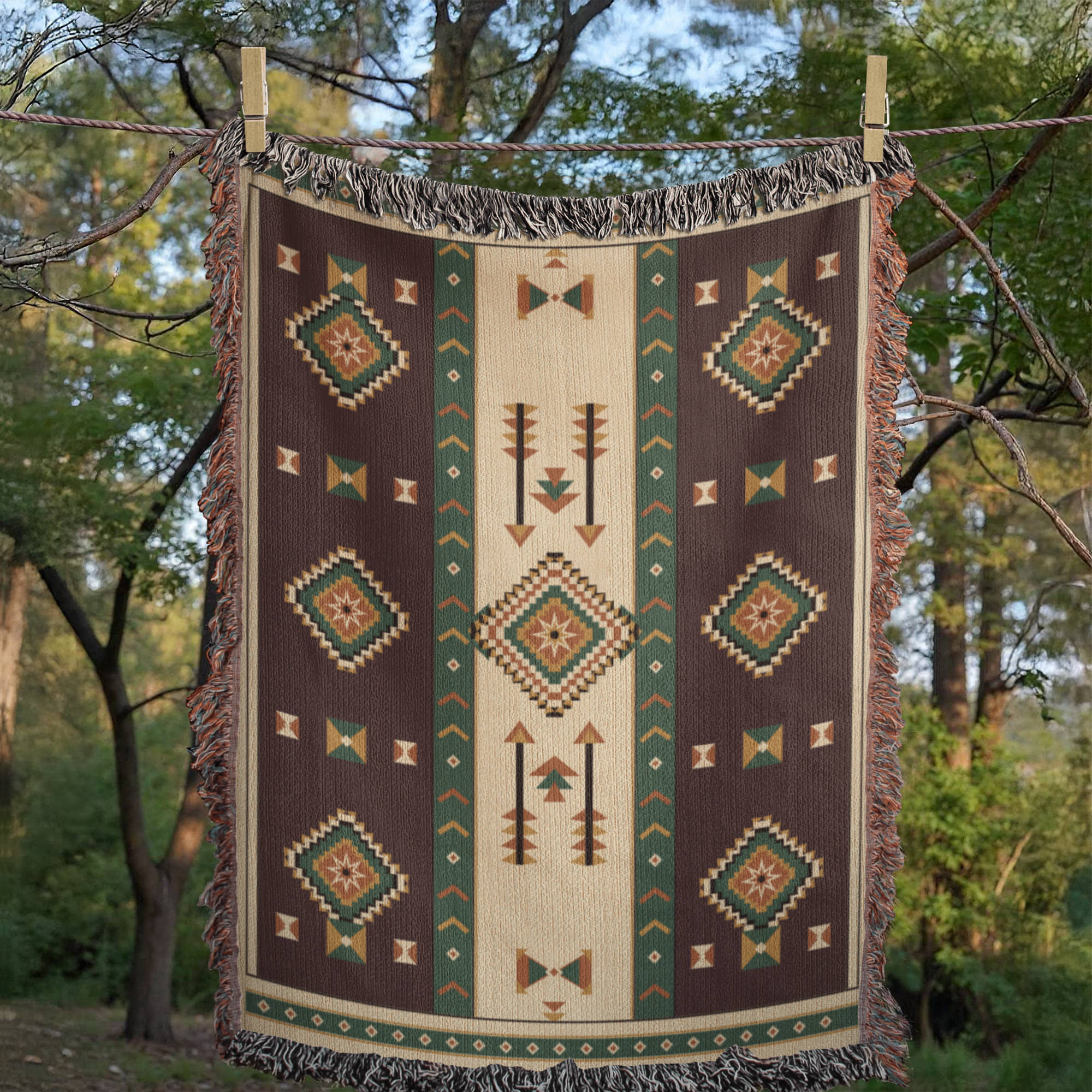 The Aubergine Mesa Throw