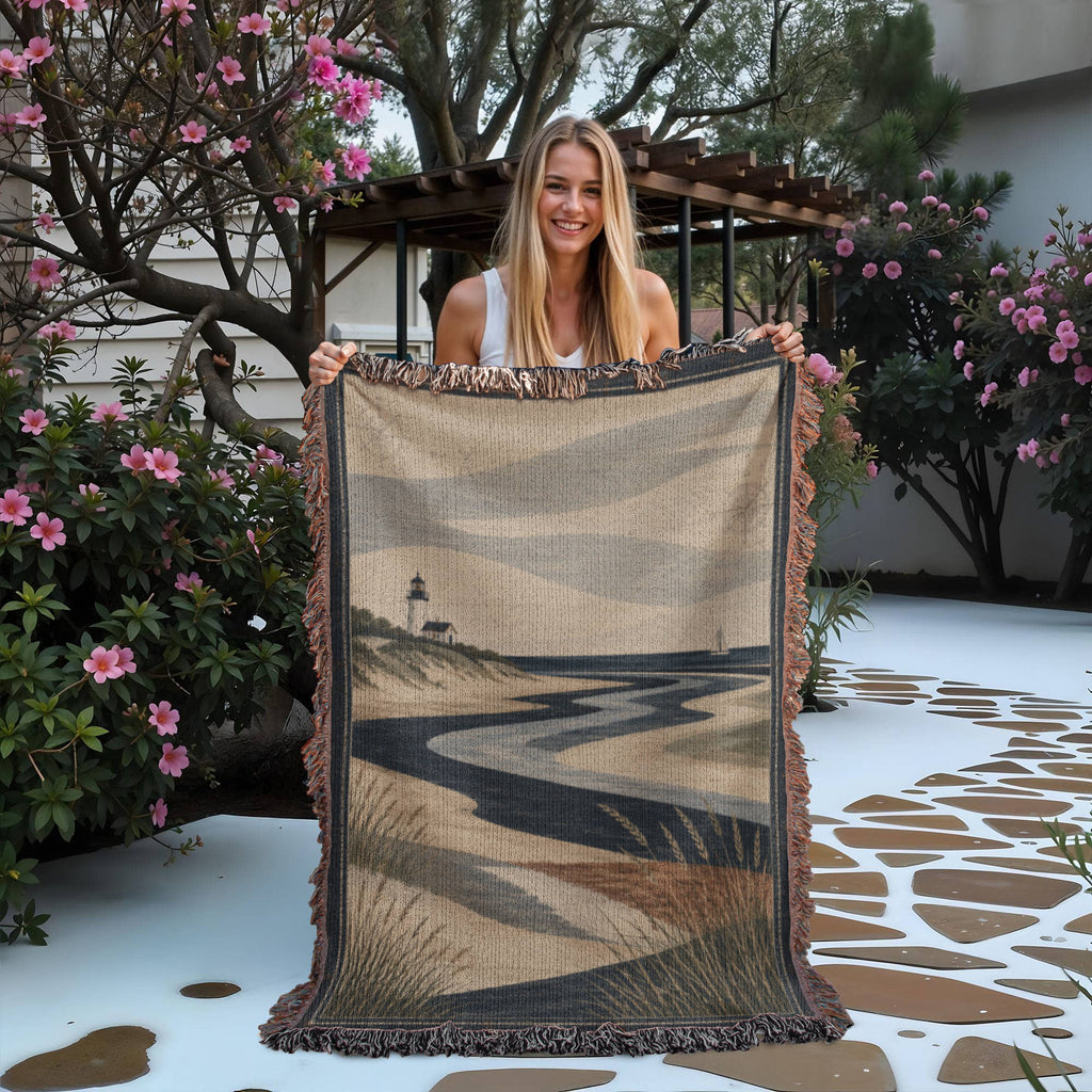 Nantucket Tidal Heritage Woven Blanket