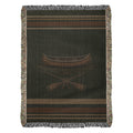 Canoe Lodge Woven Blanket