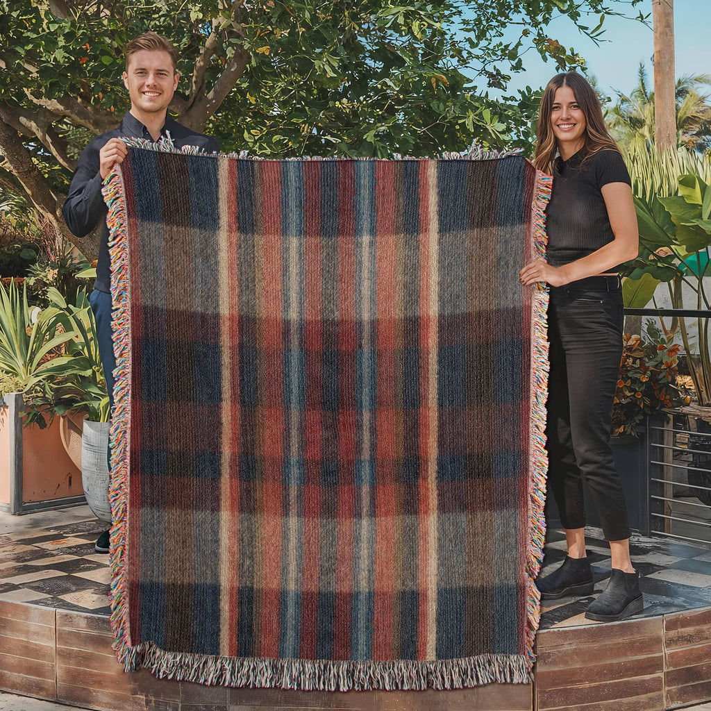 Heritage Plaid Woven Throw Blanket