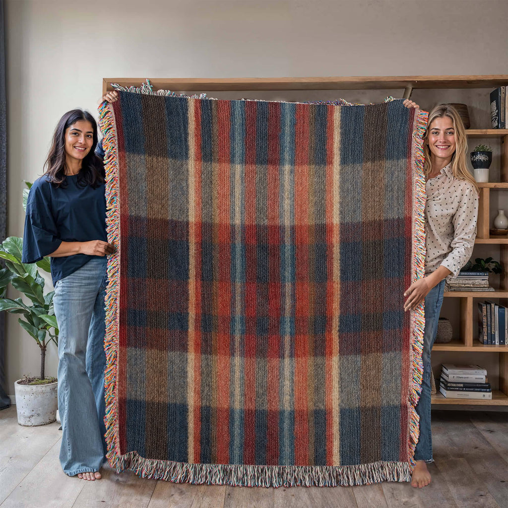 Heritage Plaid Woven Throw Blanket