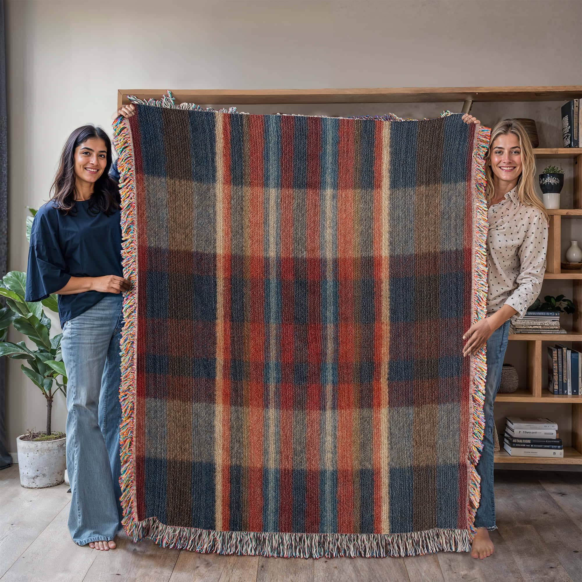 Heritage Plaid Woven Throw Blanket
