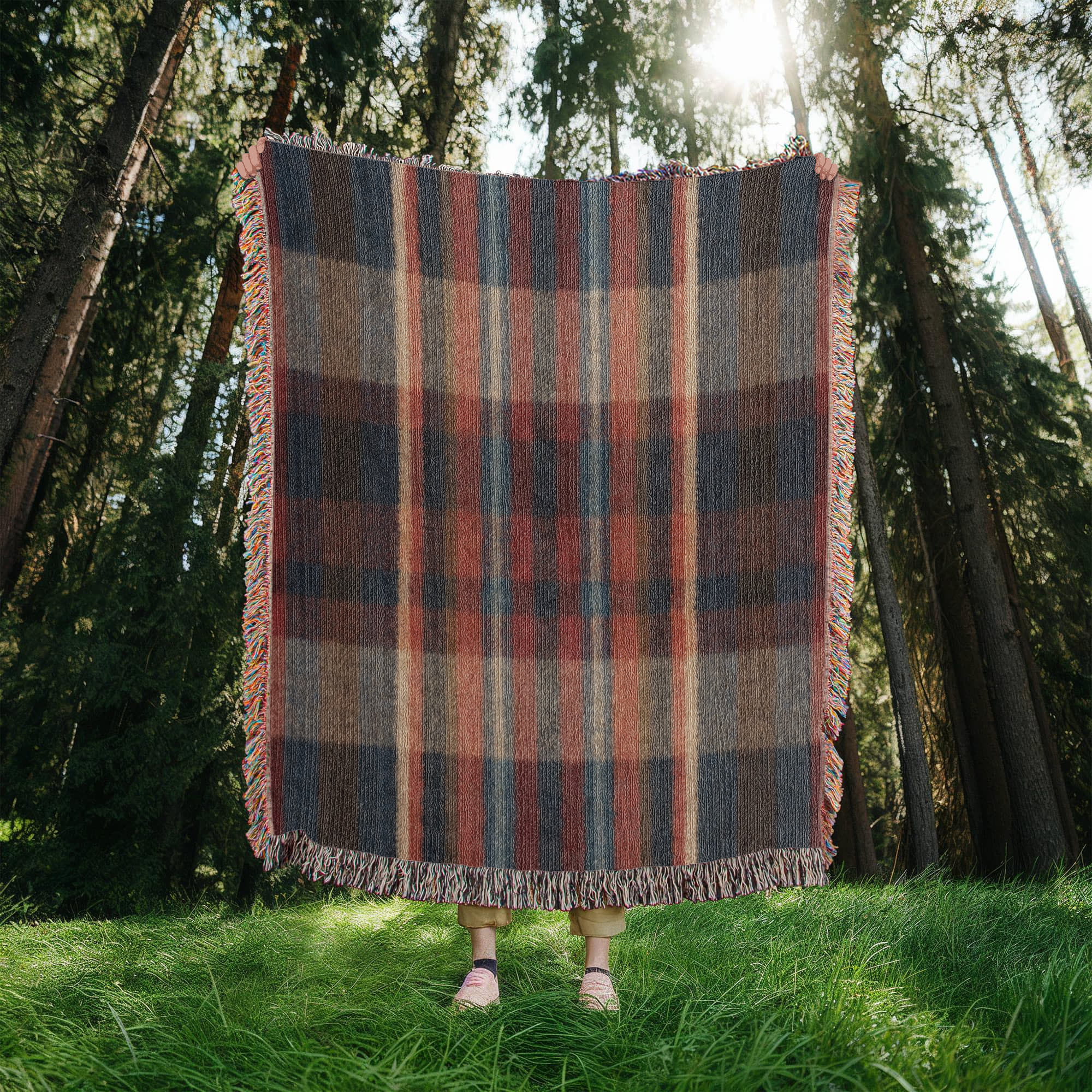Heritage Plaid Woven Throw Blanket