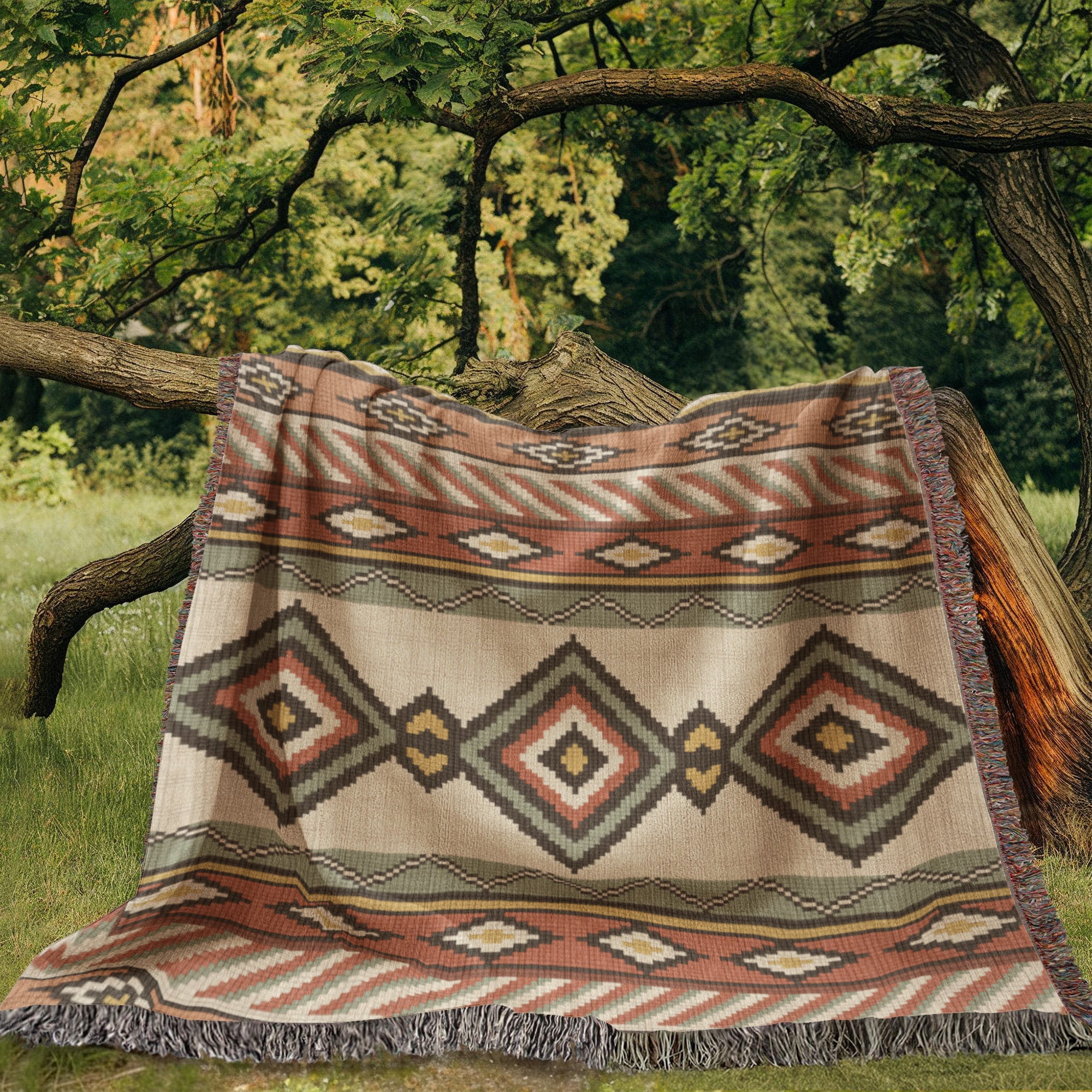 Red Mesa Heirloom Woven Blanket