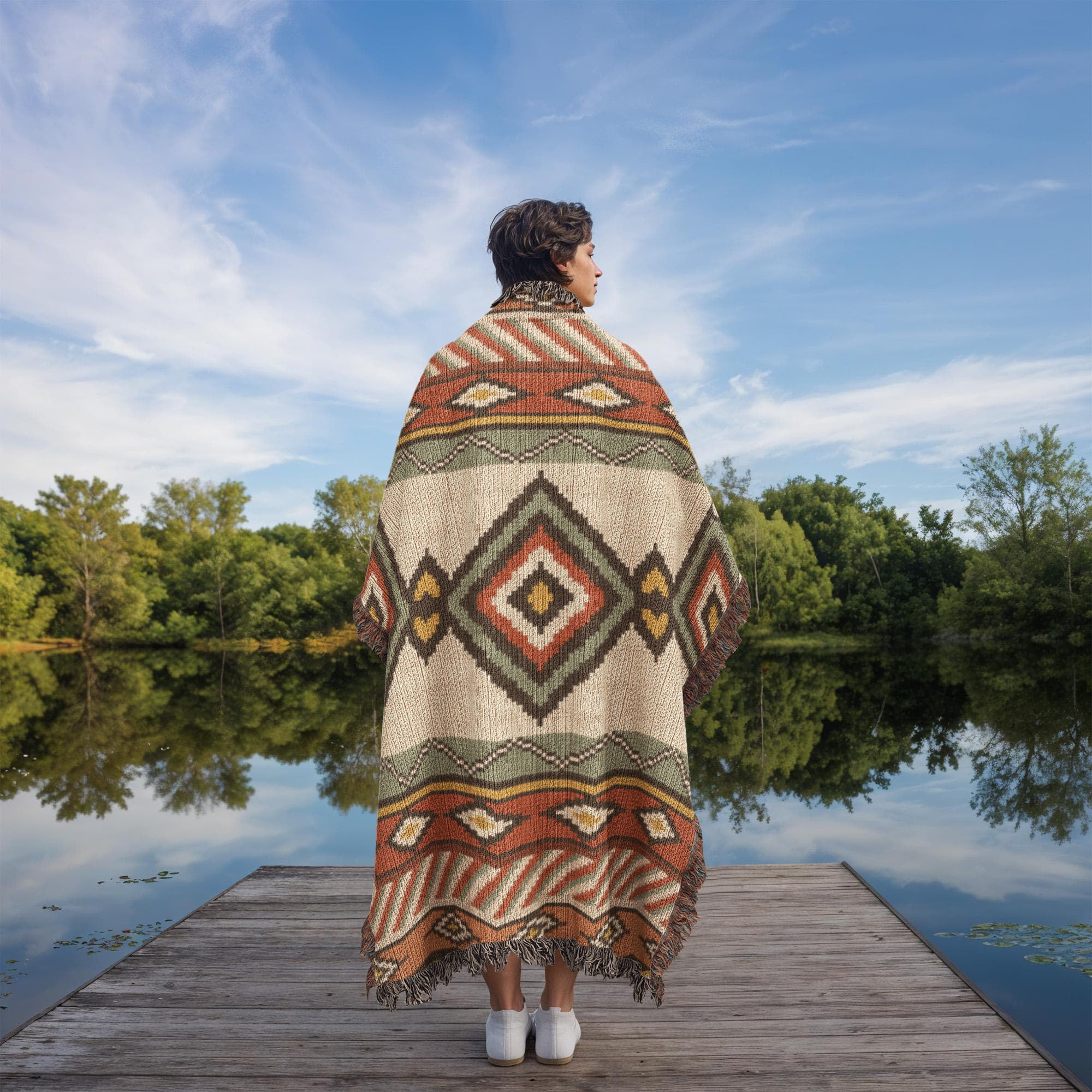 Red Mesa Heirloom Woven Blanket