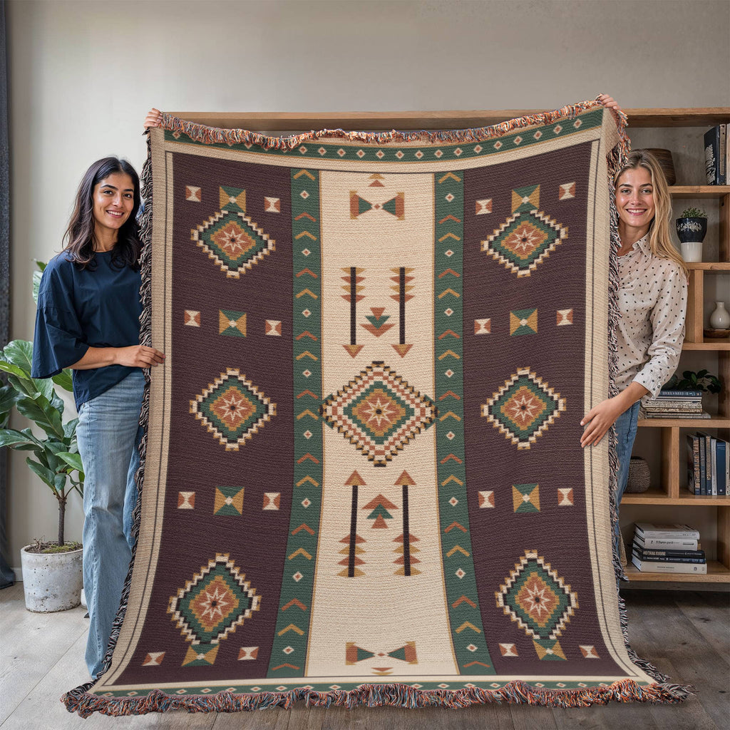 The Aubergine Mesa Throw
