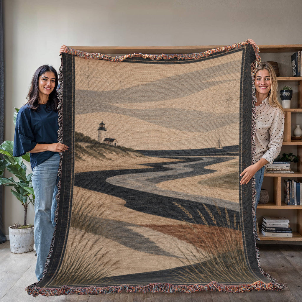 Nantucket Tidal Heritage Woven Blanket