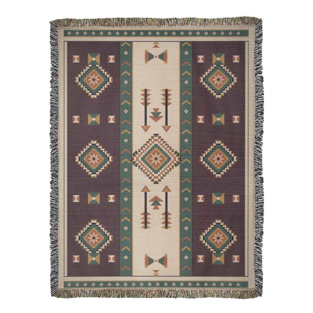 The Aubergine Mesa Throw