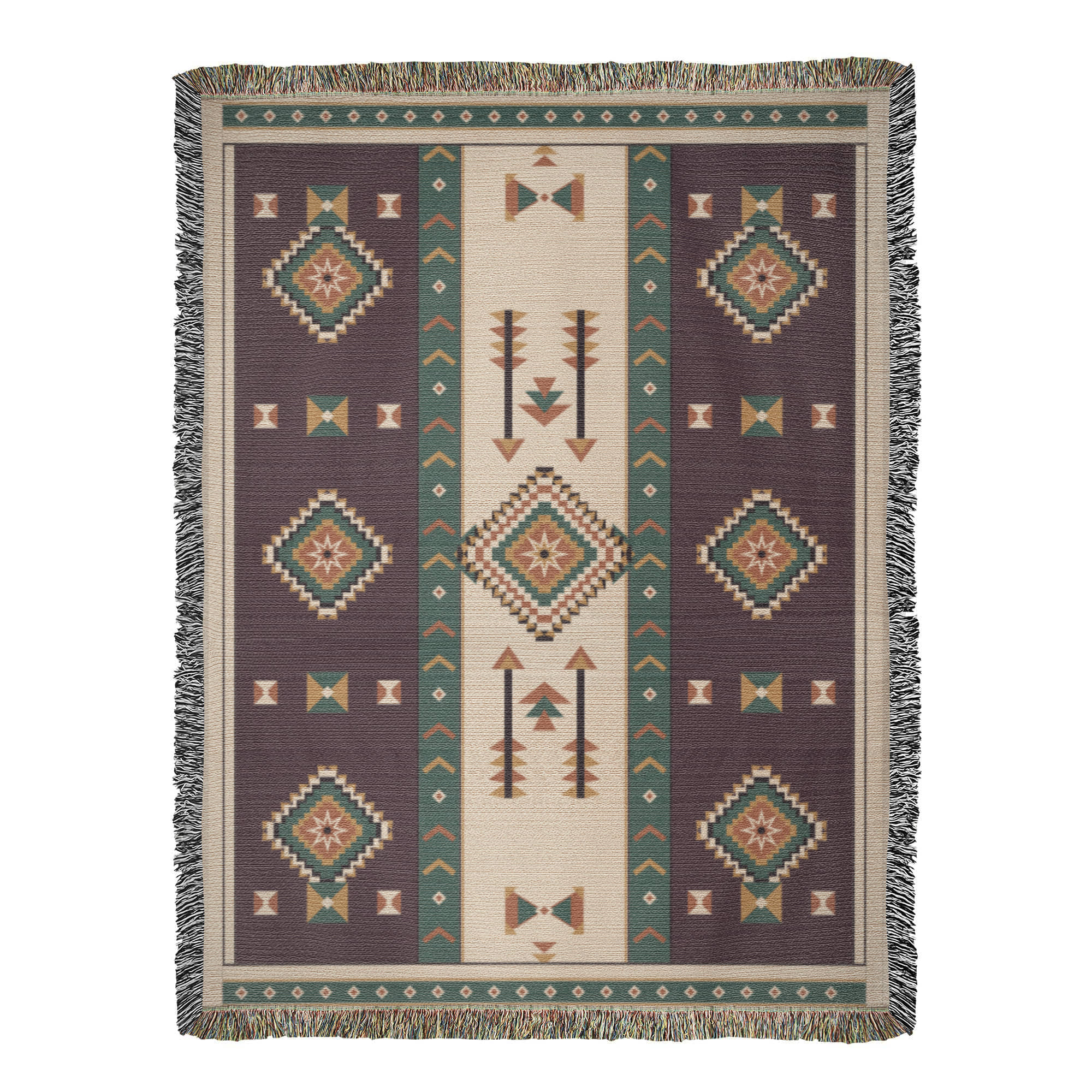 The Aubergine Mesa Throw