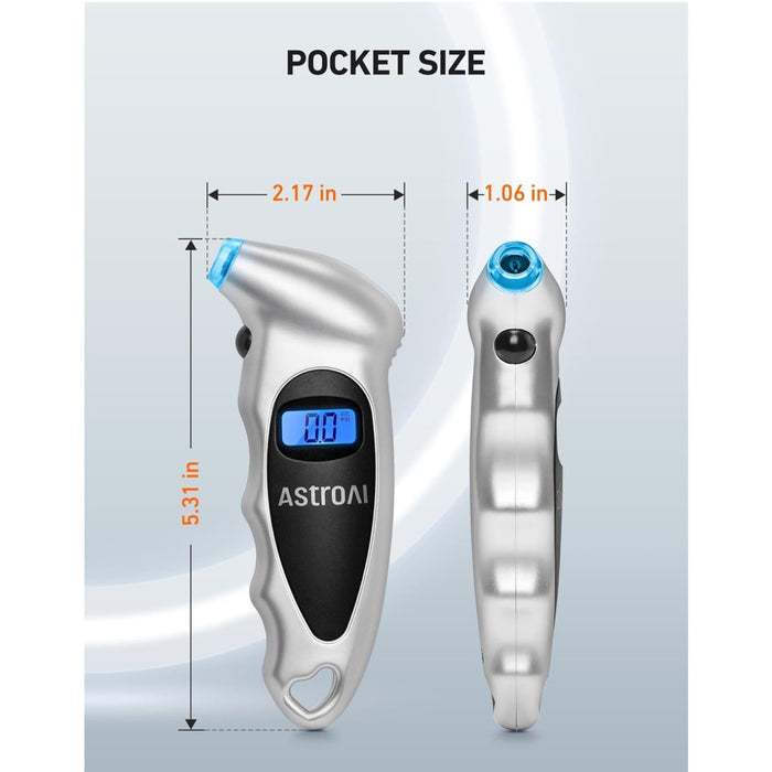 AstroAI AstroAI Digital Tire Pressure Gauge 150 PSI 4 Settings tire gauge car truck bike